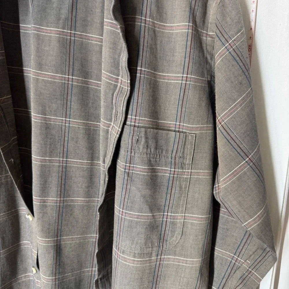 Vintage Men's Arrow Dover Chevella Plaid Shirt - Picture 2 of 7
